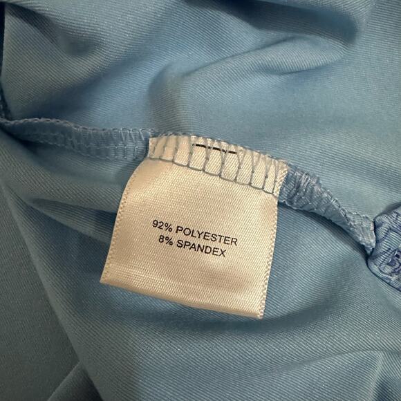 PETER MILLAR Summer Comfort Polo Shirt Light Blue Skull Print Golf Preppy - Picture 6 of 8